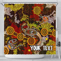 custom-aboriginal-shower-curtain-kangaroo-and-lizard-dot-painting-art