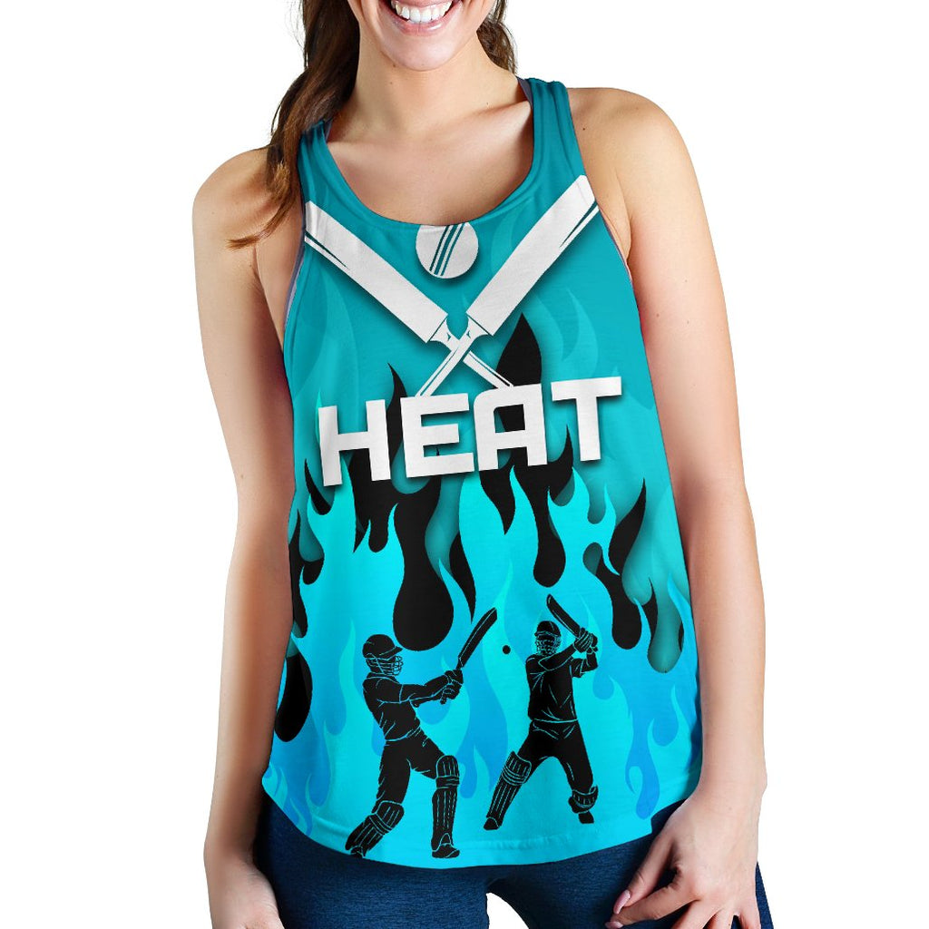 Heat Women Racerback Tank Fire Style - Vibe Hoodie