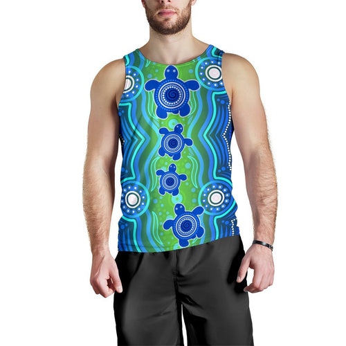 1staustrali-aboriginal-mens-tank-top-aboriginal-turtle-family