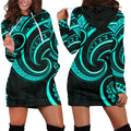 new-zealand-maori-mangopare-women-hoodie-dress-polynesian-turquoise