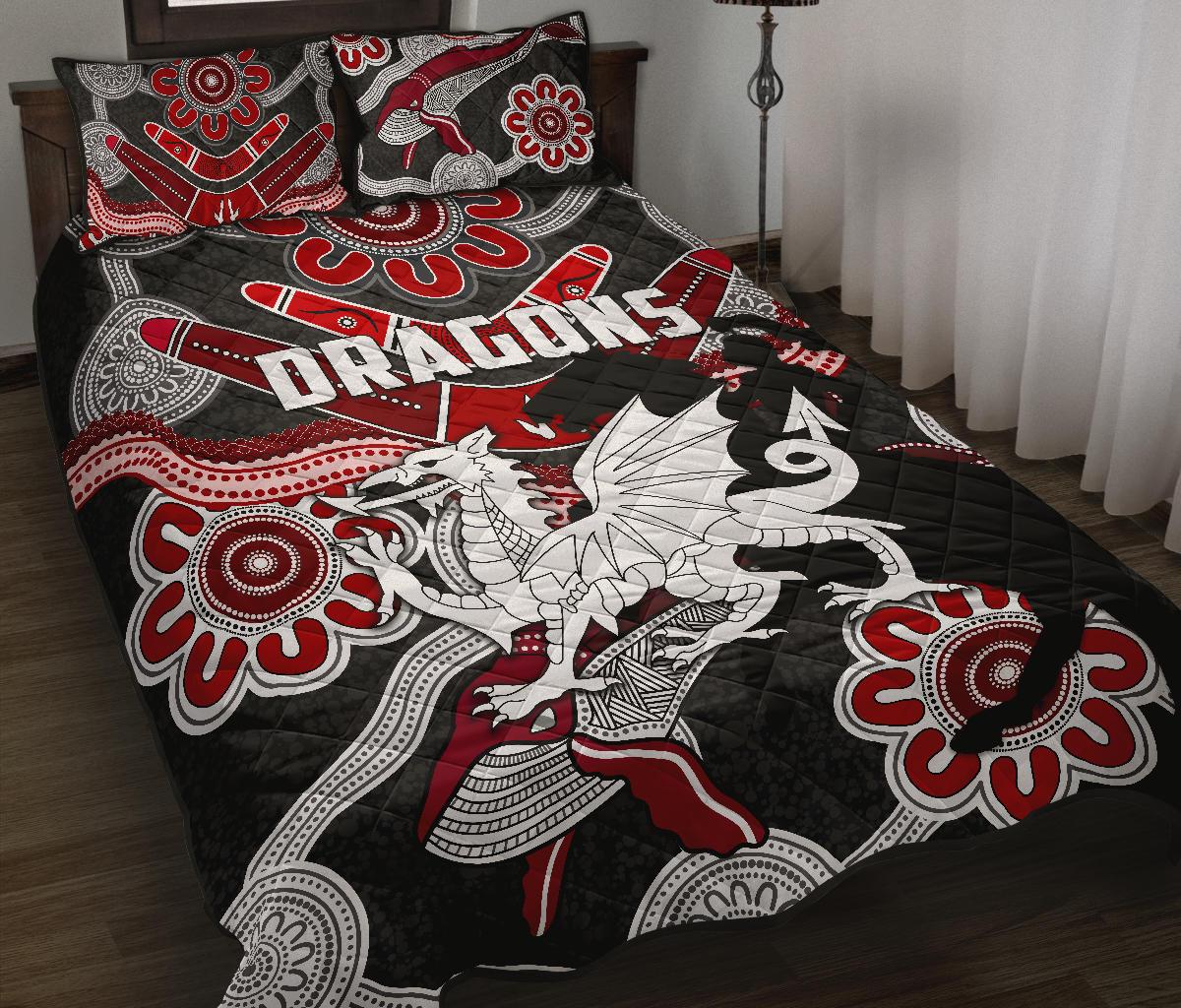 dragons-quilt-bed-set-st-george-indigenous-black