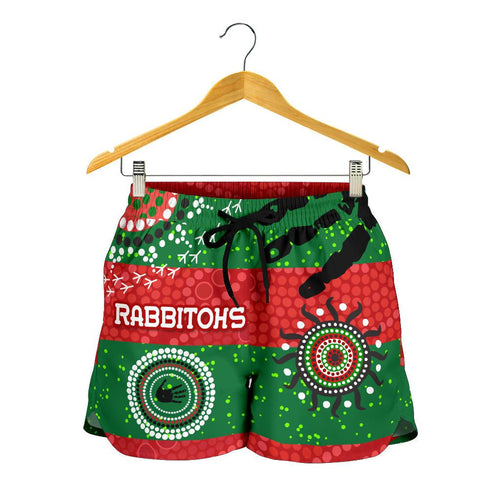 South Sydney Rabbitohs Indigenous Women Shorts Country Style No.1 - Vibe Hoodie