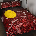 aboriginal-quilt-bed-set-red-landscape