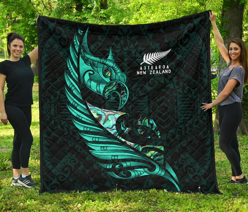 new-zealand-premium-quilt-manaia-paua-fern-wing-turquoise