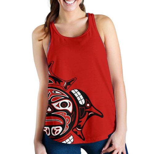 Canada Haida Women Racerback Tank Top - Vibe Hoodie