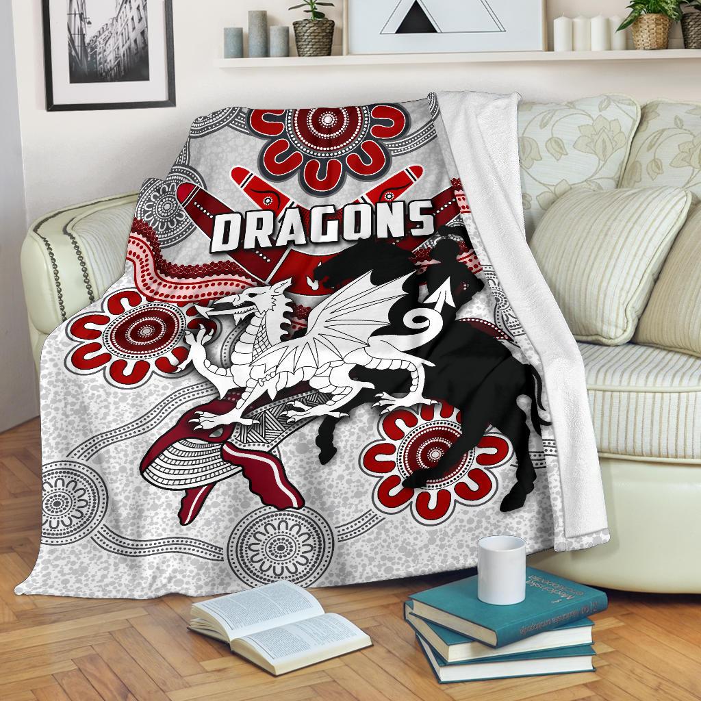 dragons-premium-blanket-st-george-indigenous-white