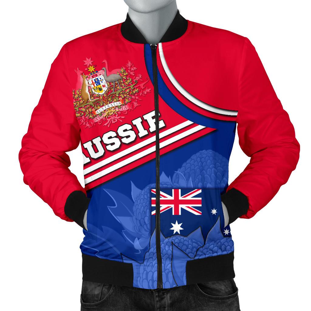 mens-bomber-jacket-aus-flag-and-coat-of-arms-jacket-waratah-flowers