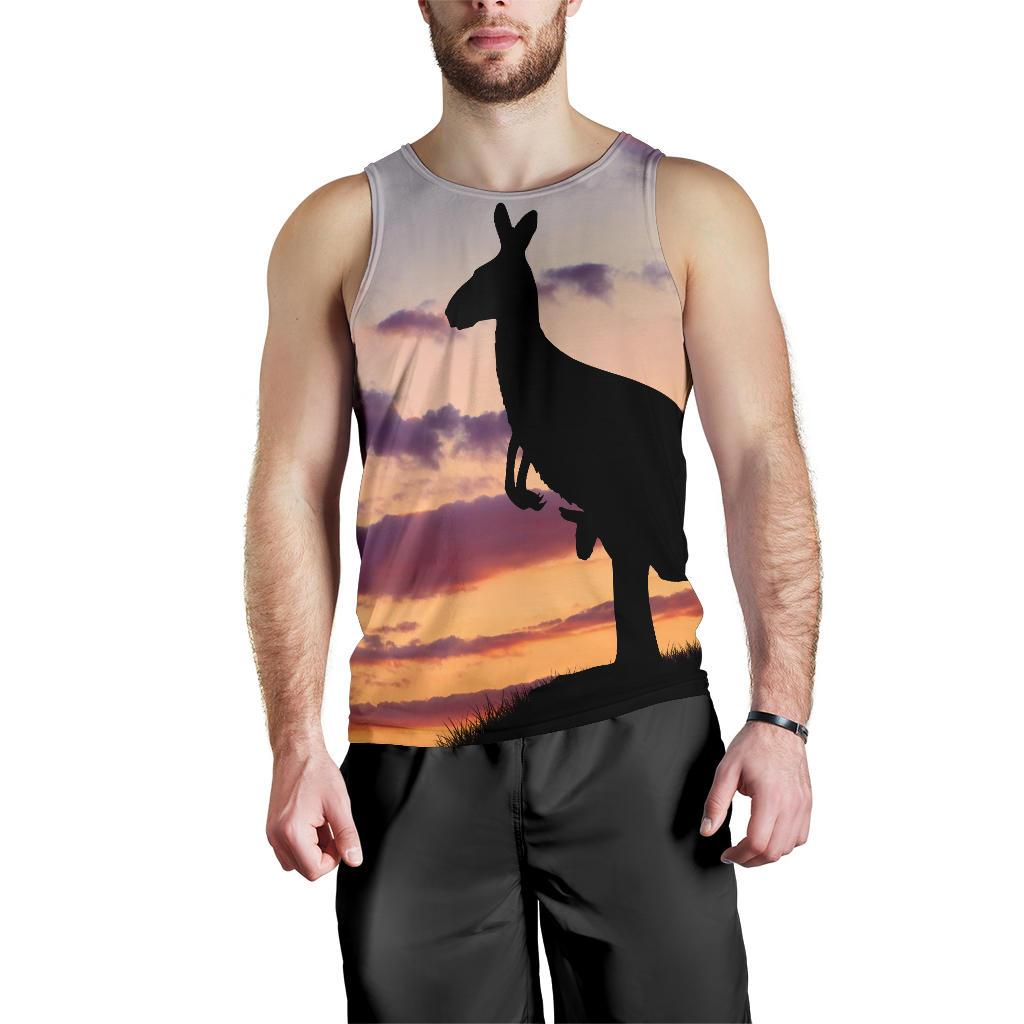 men-tank-top-kangaroo-mens-tank-sunset-ver06