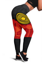 personalised-aboriginal-womens-leggings-aussie-indigenous-flag