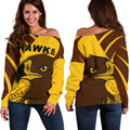 Hawks Off Shoulder Sweater - Vibe Hoodie