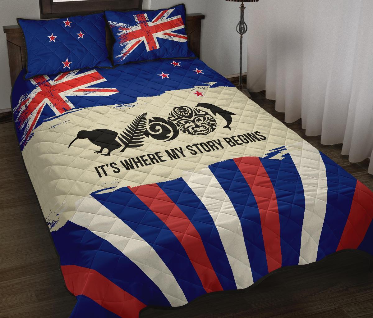 new-zealand-where-my-story-begins-quilt-bed-set-blue