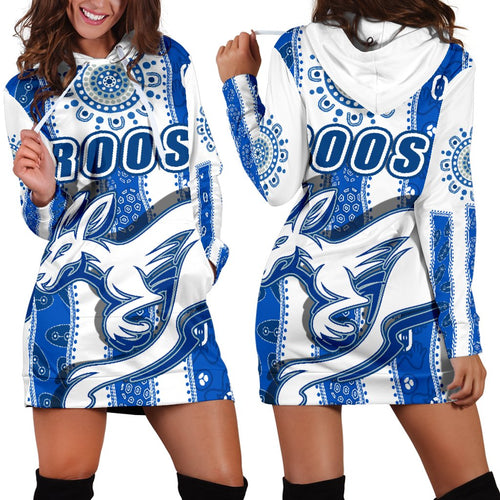 melbourne-kangaroos-women-hoodie-dress-indigenous-north-roos-white