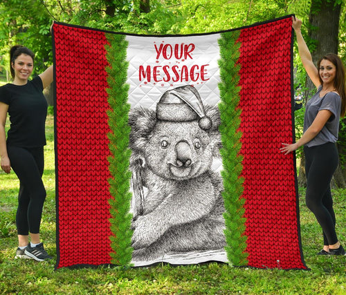 custom-christmas-premium-quilt-merry-christmas-koala