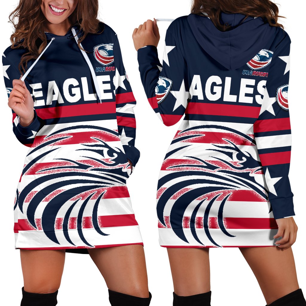 usa-rugby-womens-hoodie-dress-eagles-simple-style-navy