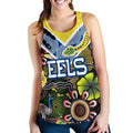 Parramatta Eels Women Racerback Tank Aboriginal Ethnic Style - Vibe Hoodie