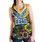 Parramatta Eels Women Racerback Tank Aboriginal Ethnic Style - Vibe Hoodie