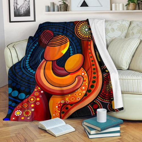 premium-blanket-aboriginal-mother-and-son