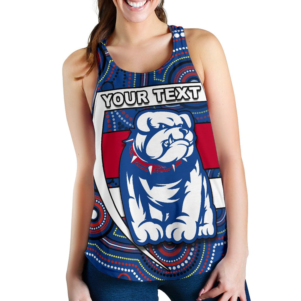 (Custom Personalised) Western Football Bulldogs Women Racerback Tank Redamancy Indigenous Australian - Vibe Hoodie