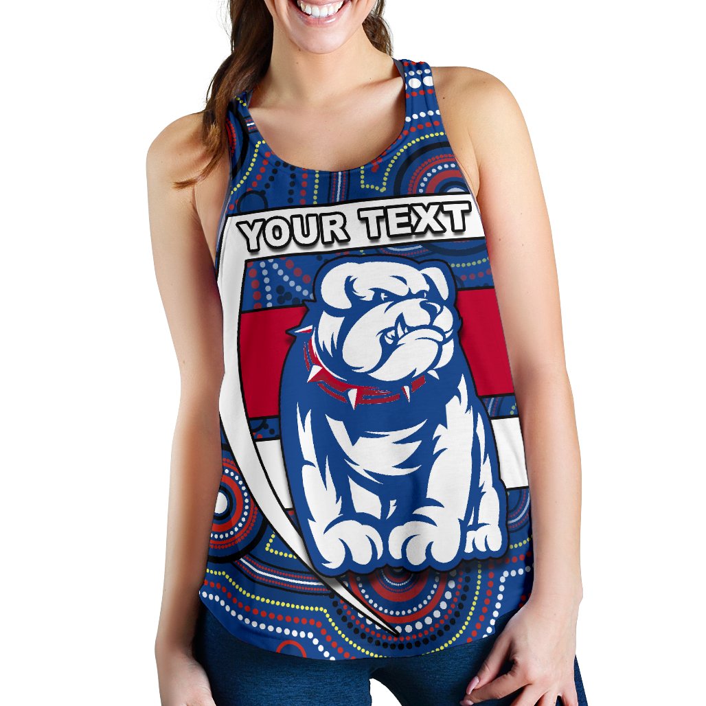 (Custom Personalised) Western Football Bulldogs Women Racerback Tank Redamancy Indigenous Australian - Vibe Hoodie