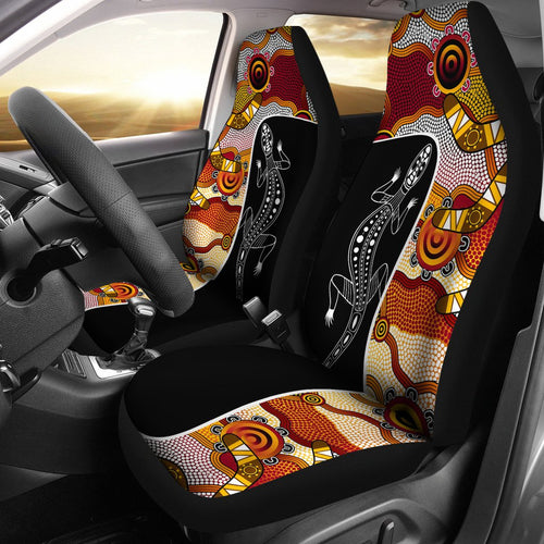car-seat-covers-aboriginal-dot-painting-lizard-seat-covers