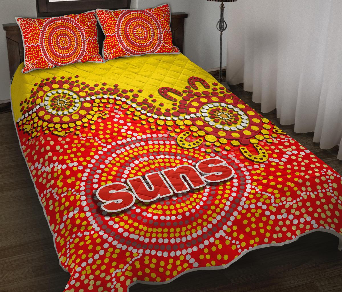 gold-coast-quilt-bed-set-sun-aboriginal