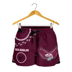 Sea Eagles Women Shorts Indigenous Country Style - Vibe Hoodie