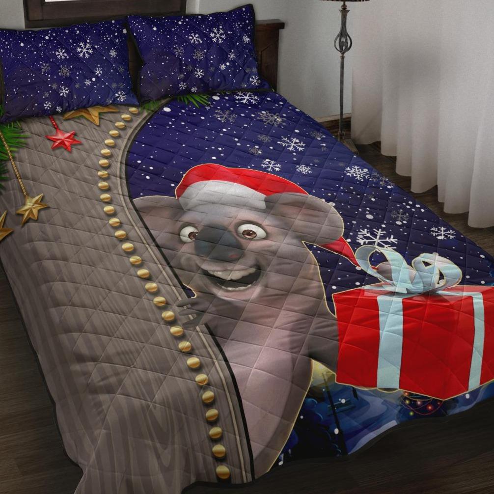 christmas-quilt-bed-set-fun-koala-christmas