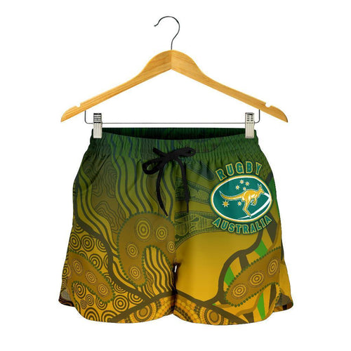 Australia Women's Shorts, Aboriginal Australian Rugby Shorts - Vibe Hoodie