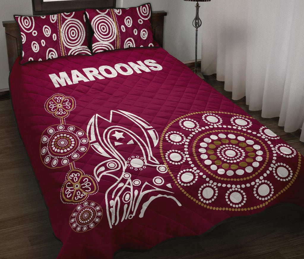 queensland-quilt-bed-set-maroons-simple-indigenous