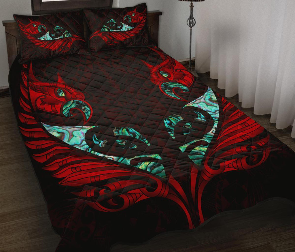 new-zealand-quilt-bed-set-manaia-paua-fern-wing-red