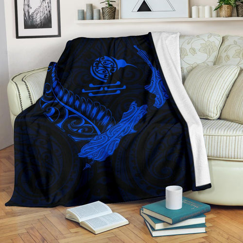 new-zealand-heart-premium-blanket-map-kiwi-mix-silver-fern-blue