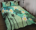 turtle-plumeria-quilt-bed-set