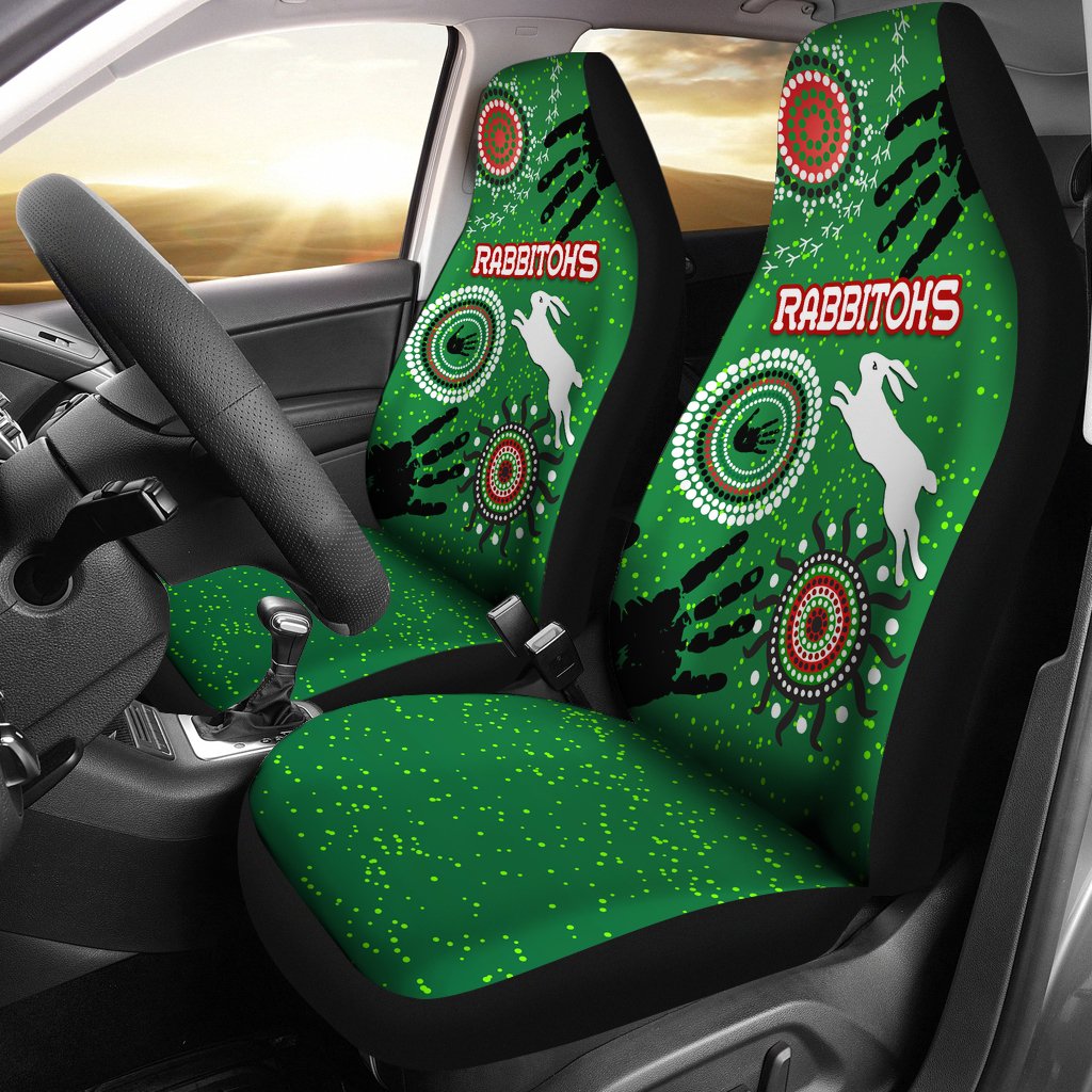 south-sydney-rabbitohs-indigenous-car-seat-covers-country-style