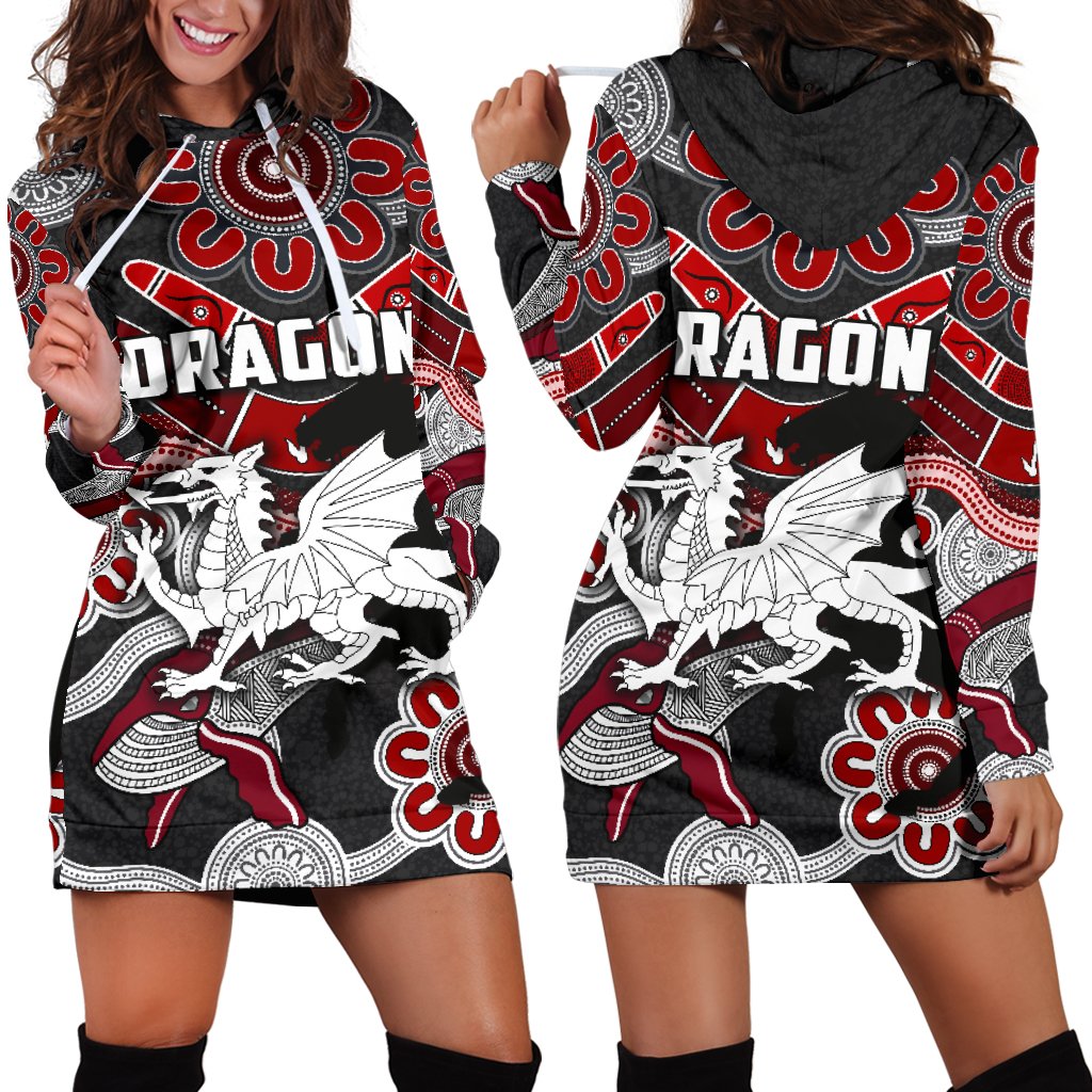 dragons-women-hoodie-dress-st-george-indigenous-black