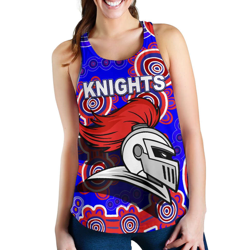 Newcastle Knights Women Racerback Tank Indigenous - Vibe Hoodie
