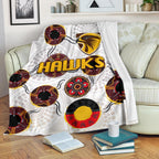 hawthorn-premium-blanket-hawks-indigenous-white