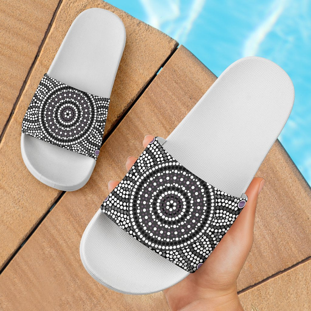 aboriginal-slide-sandals-aboriginal-patterns-ver02-white