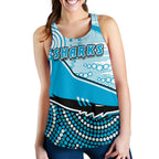 Sharks Women Racerback Tank Cronulla Indigenous Unique - Vibe Hoodie