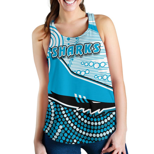 Sharks Women Racerback Tank Cronulla Indigenous Unique - Vibe Hoodie