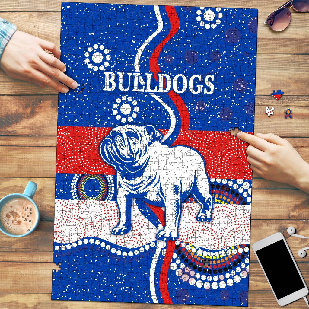 western-premium-wood-jigsaw-puzzle-vertical-bulldogs-unique-indigenous