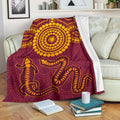 aboriginal-premium-blanket-aboriginal-snake-and-alligator