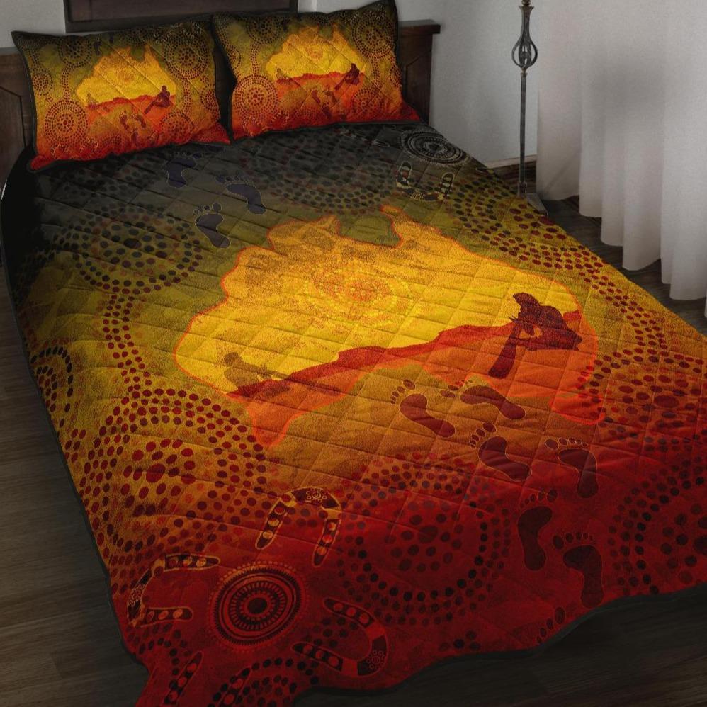 aboriginal-quilt-bed-set-australian-map-with-indigenous-color