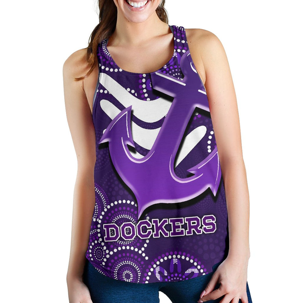 Fremantle Racerback Tank Dockers Indigenous - Vibe Hoodie
