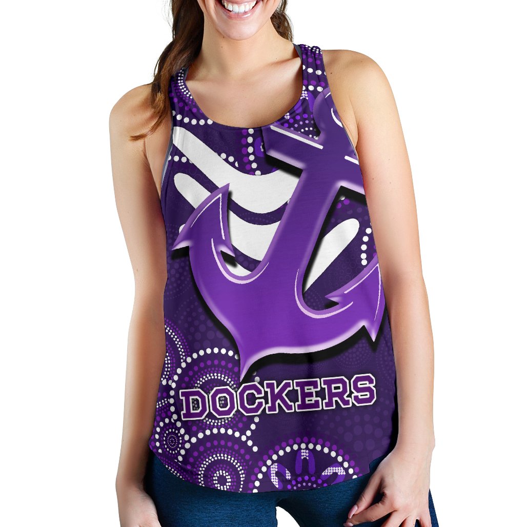 Fremantle Racerback Tank Dockers Indigenous - Vibe Hoodie
