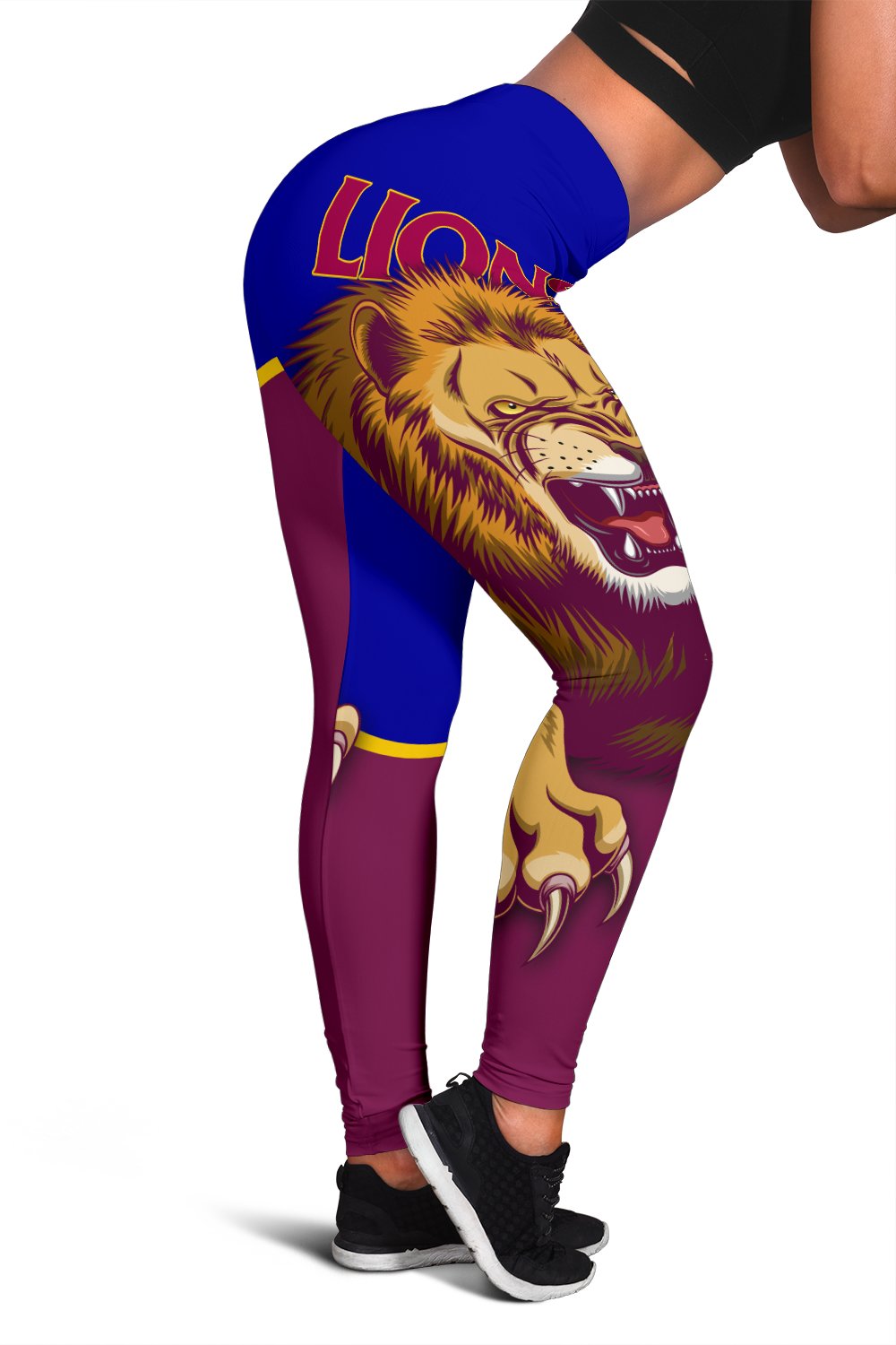 brisbane-womens-leggings-lions-three-stripes