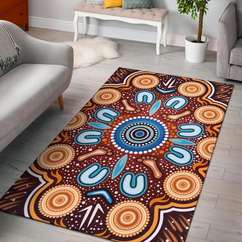 aboriginal-area-rug-indigenous-circle-dot-painting-ver02
