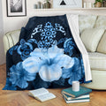 turtle-and-hibiscus-premium-blanket