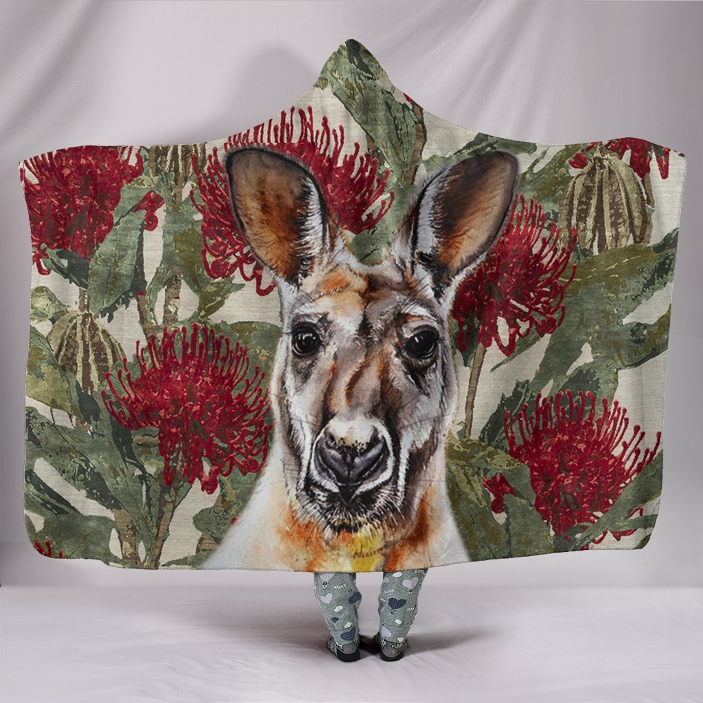 hooded-blanket-kangaroo-hooded-waratah-painting-blanket