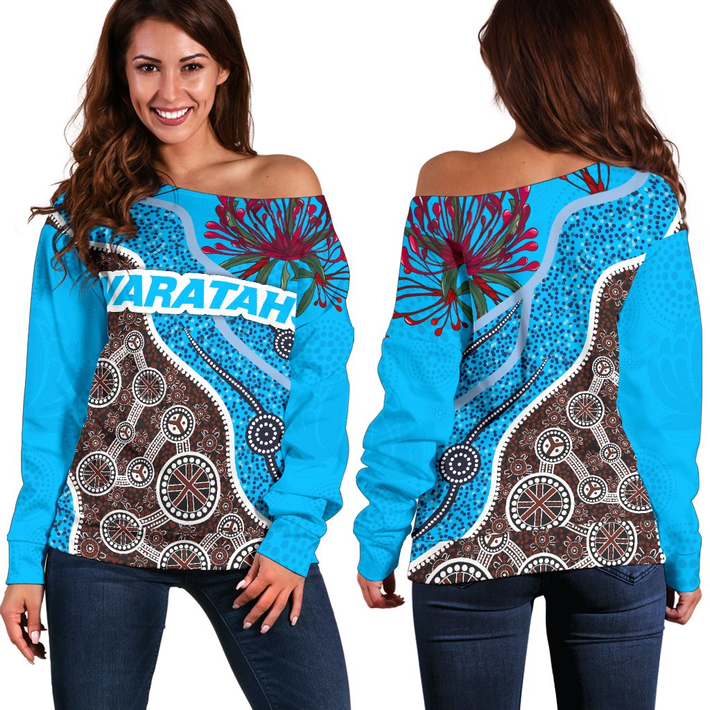 Australia Off Shoulder Sweater Waratahs - Rugby - Vibe Hoodie