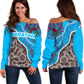 Australia Off Shoulder Sweater Waratahs - Rugby - Vibe Hoodie